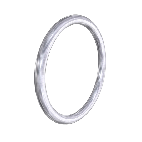 Titanium Allied Titanium Lifting Ring 3/8 X 3-3/4 inch ID X 4-1/2 inch OD, Machined from solid round bar stock